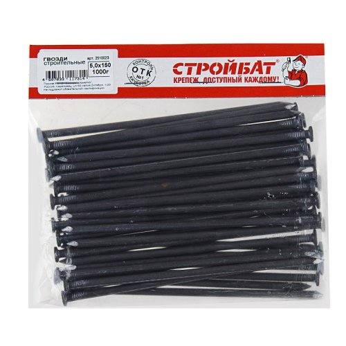 Гвозди  строительные Стройбат 5,0х150 (1,0 кг) картинка